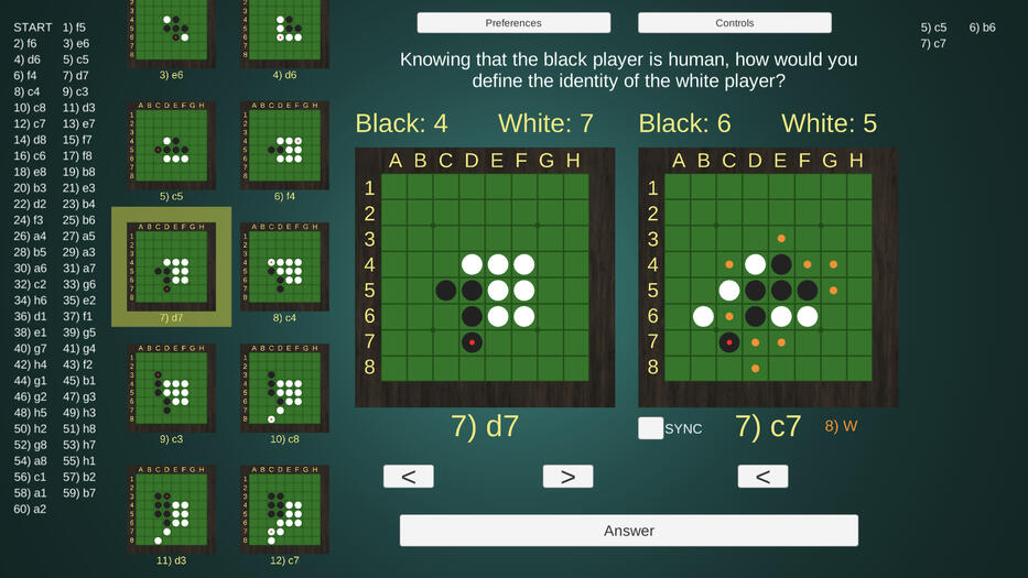 2nd prototype's analysis page