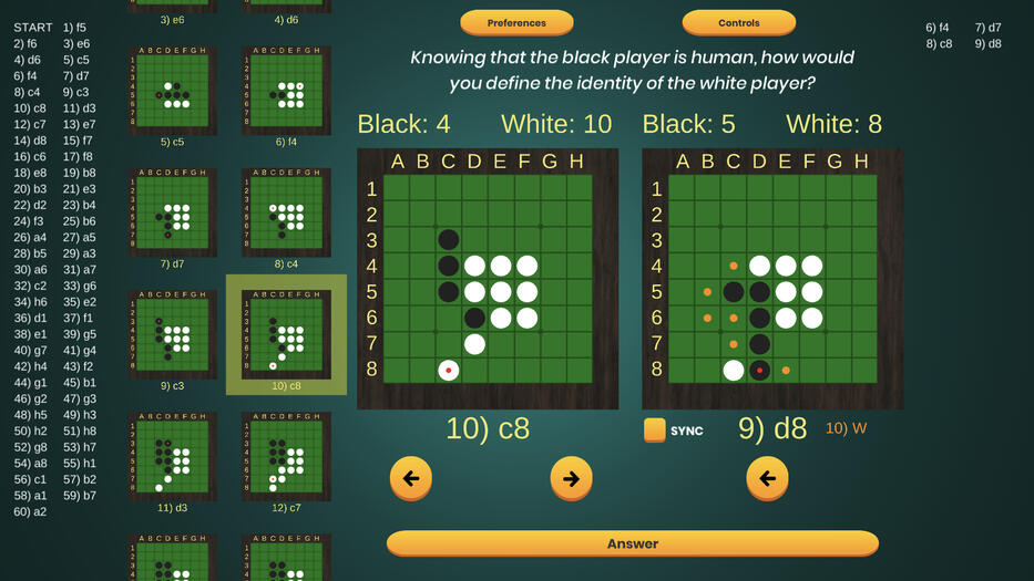 3rd prototype's analysis page